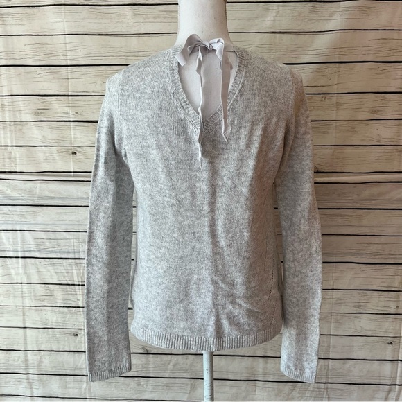 Anthropologie Moth Gray Cashmere Sweater Size Small - Picture 6 of 7